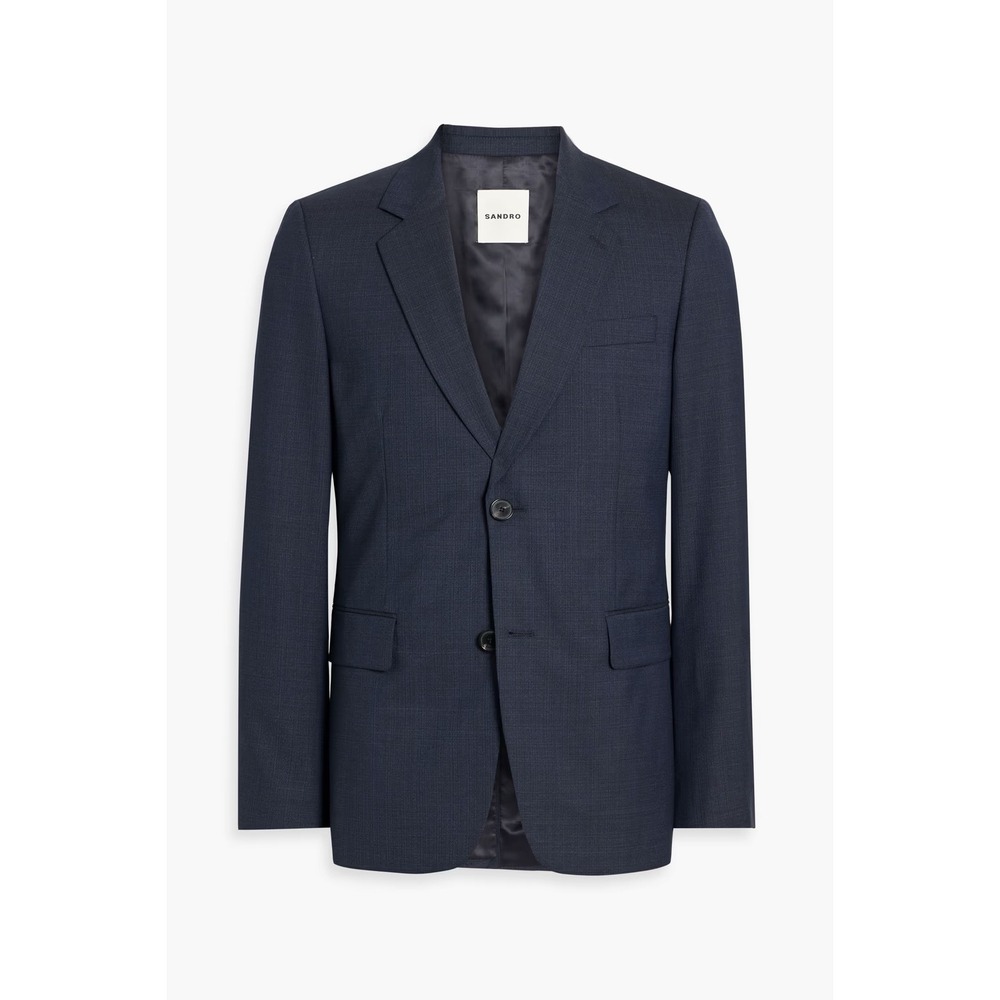 SANDRO Wool-tweed blazer Suit Jacket. NWT Size 48. NWT $790‎